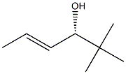 [S,(-)]-2,2-Dimethyl-4-hexen-3-ol 结构式