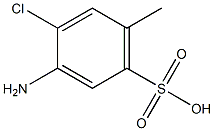 3-Amino-4-chloro-6-methylbenzenesulfonic acid 结构式