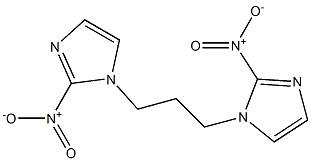 1,1'-(Propane-1,3-diyl)bis(2-nitro-1H-imidazole) 结构式