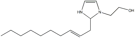 2-(2-Decenyl)-4-imidazoline-1-ethanol 结构式