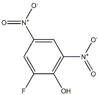 2-Fluoro-4,6-dinitrophenol 结构式