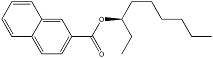 (-)-2-Naphthoic acid [(R)-nonane-3-yl] ester 结构式