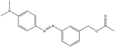 3'-(Acetoxymethyl)-4-(dimethylamino)azobenzene 结构式