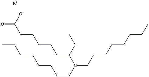 7-(Dioctylamino)nonanoic acid potassium salt 结构式