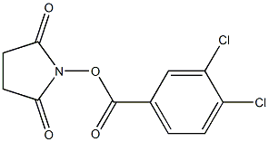 3,4-Dichlorobenzoic acid succinimidyl ester 结构式