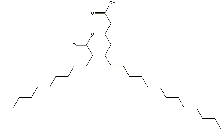 3-Lauroyloxystearic acid 结构式