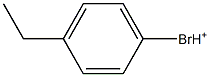 1-Bromo-4-ethylbenzenium 结构式