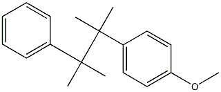 2,3-Dimethyl-2-(4-methoxyphenyl)-3-phenylbutane 结构式