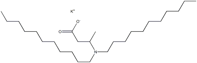 3-(Diundecylamino)butyric acid potassium salt 结构式