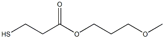 3-Mercaptopropionic acid 3-methoxypropyl ester 结构式