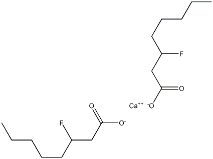 Bis(3-fluorooctanoic acid)calcium salt 结构式