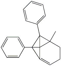 2-Methyl-1,8-diphenyltricyclo[4.2.0.02,8]oct-5-ene 结构式