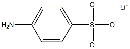 4-Aminobenzenesulfonic acid lithium salt 结构式