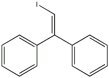 1,1-Diphenyl-2-iodoethene 结构式