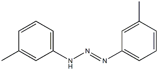 1,3-Bis(3-methylphenyl)triazene 结构式