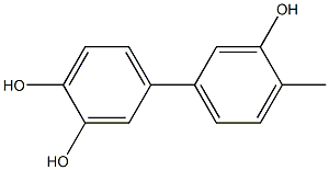 4'-Methyl-1,1'-biphenyl-3,3',4-triol 结构式