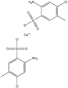 Bis(2-amino-4-chloro-5-methylbenzenesulfonic acid)calcium salt 结构式