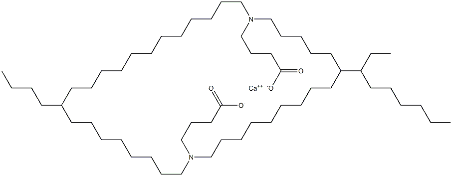 Bis[4-(ditridecylamino)butyric acid]calcium salt 结构式