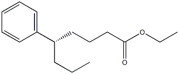 [S,(+)]-5-Phenyloctanoic acid ethyl ester 结构式