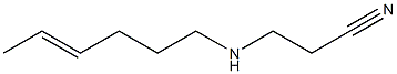 N-(2-Cyanoethyl)-4-hexenylamine 结构式