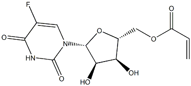 5-Fluoro-5'-O-acryloyluridine 结构式