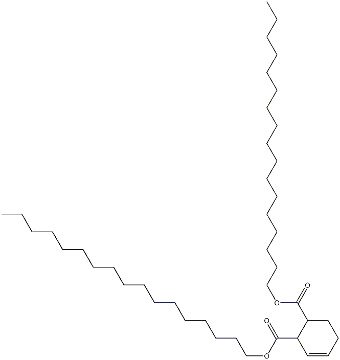 5-Cyclohexene-1,2-dicarboxylic acid diheptadecyl ester 结构式