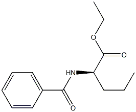 (+)-N-Benzoyl-D-norvaline ethyl ester 结构式