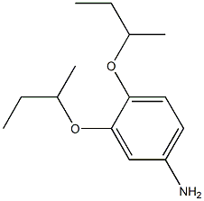 3,4-Di(sec-butyloxy)aniline 结构式