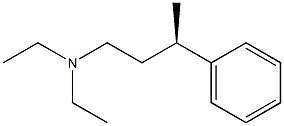 [R,(-)]-N,N-Diethyl-3-phenyl-1-butanamine 结构式