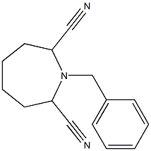 (1-Benzylhexahydro-1H-azepine)-2,7-dicarbonitrile 结构式