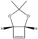 (1S,5R)-3,3-Dimethyl-2,4-dioxabicyclo[3.2.0]hept-6-ene 结构式