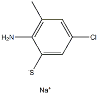 Sodium 2-amino-5-chloro-3-methylbenzenethiolate 结构式