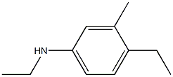 4,N-Diethyl-3-methylaniline 结构式