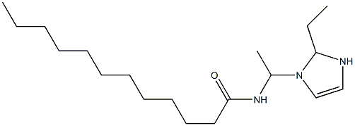 1-(1-Lauroylaminoethyl)-2-ethyl-4-imidazoline 结构式