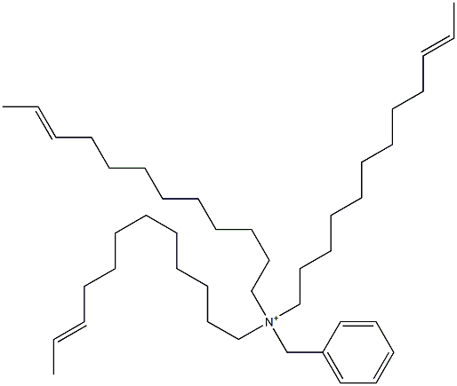 Tri(10-dodecenyl)benzylaminium 结构式