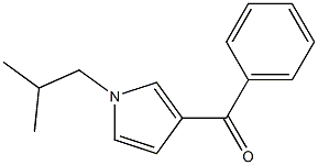 1-(2-Methylpropyl)-3-benzoyl-1H-pyrrole 结构式