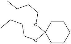 Cyclohexanone dibutyl acetal 结构式