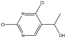 2,4-Dichloro-5-(1-hydroxyethyl)pyrimidine 结构式