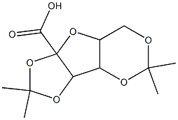 6,6,11,11-Tetramethyl-2,5,7,10,12-pentaoxatricyclo[7.3.0.03,8]dodecane-1-carboxylic acid 结构式