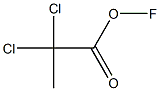 Hypofluorous acid 2,2-dichloropropionyl ester 结构式