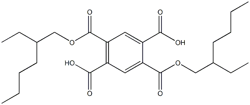 1,2,4,5-Benzenetetracarboxylic acid 2,5-bis(2-ethylhexyl) ester 结构式