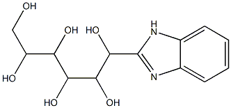 2-(1,2,3,4,5,6-Hexahydroxyhexyl)-1H-benzimidazole 结构式