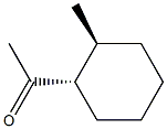 [1S,2S,(+)]-1-Acetyl-2-methylcyclohexane 结构式