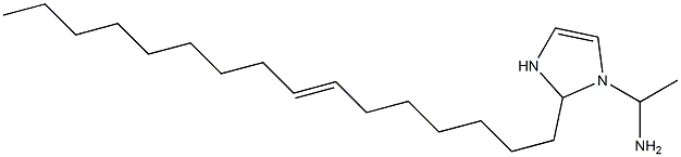 1-(1-Aminoethyl)-2-(7-hexadecenyl)-4-imidazoline 结构式