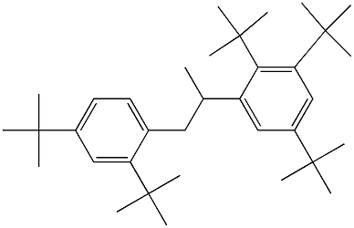 2-(2,3,5-Tri-tert-butylphenyl)-1-(2,4-di-tert-butylphenyl)propane 结构式