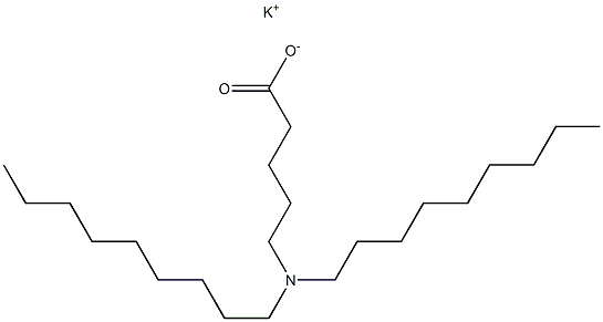 5-(Dinonylamino)valeric acid potassium salt 结构式