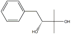 (R)-1-Phenyl-3-methylbutane-2,3-diol 结构式