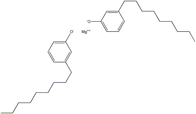 Magnesium bis(3-nonylphenolate) 结构式
