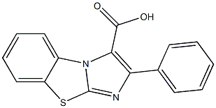 2-Phenylimidazo[2,1-b]benzothiazole-3-carboxylic acid 结构式