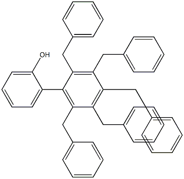 2-(2,3,4,5,6-Pentabenzylphenyl)phenol 结构式